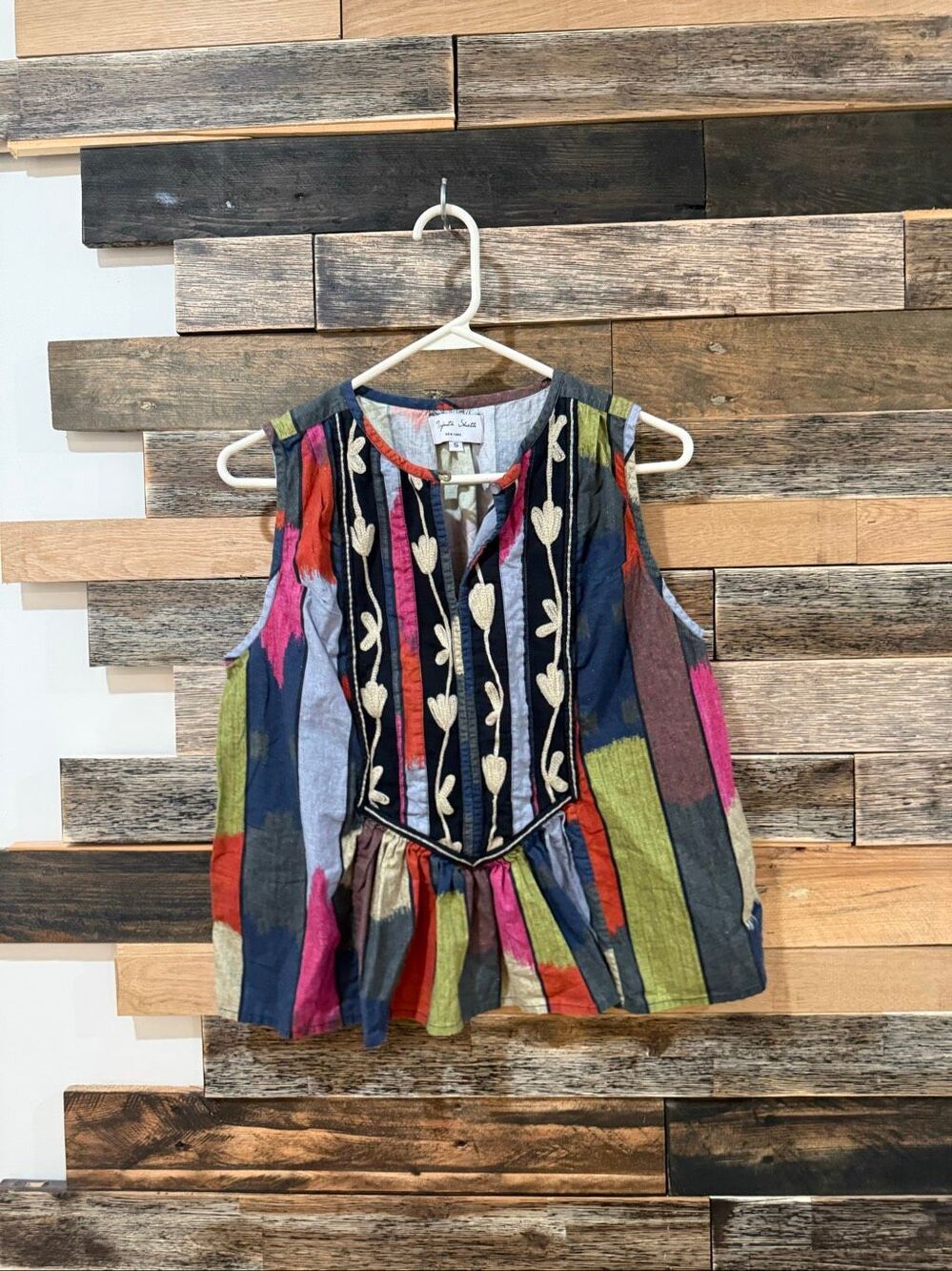Rujuta Sheth boho oversized top Blouse size S